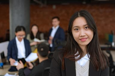 亞洲職場人物實拍素材